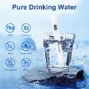 Upgraded 5-Stage Water Filter Replacement for Zero Pitcher & Dispenser, 0 TDS Filtration, Reduces Lead, Chromium, PFOA & PFOS, Compatible with ZR-001, ZR-004, ZR-017, 12-Pack