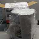 BLACK+DECKER CM1160W-1 CM1160W 12-Cup Programmable Coffeemaker, White/Stainless Steel