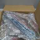 HOUSE DAY Velvet Skirt Hangers 24 Pack, Gray Hangers with Adjustable Clips, Space Saving Slim Velvet Pant Hanger, Heavy Duty Non Slip Clip Hanger for Pants, Skirts, Shorts