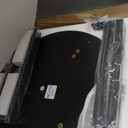 Gadroad Round End Table with Storage Shelf, 2 Tier Farmhouse Side Table Nightstand for Living Room, Bedroom, Wood Tabletop & Black Metal Frame, Brown 15.7 * 15.7 * 23.0inches