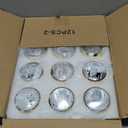 Gold Votive Candle Holders 12Pcs Assorted Gold Mercury Glass Votives Tealight Candle Holders for Table Centerpiece Wedding Bridal Shower Engagement Party Festival Holiday Home Decor