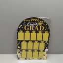 Leinuosen 2026 Graduation Photo Display Kindergarten to 12th Grade Photo Display 12 x 17 Inch School Years Wood Picture Board for Senior High School Graduation Decoration, 2 x 3 Pictures(Black Gold)