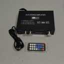 AK35 Bluetooth 5.0 Stereo Amplifier, 2.0 Channel Mini Audio Receiver, 30Wx2 Home HiFi Audio Amp with Bass/Treble Control for Home Theater, TV, Speakers, Car