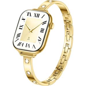 Bling Diamond Band Compatible with Apple Watch for Women 40mm 42mm 41mm 38mm 44mm 45mm 46mm, Slim Sparkly Bracelet Dressy Metal Strap with Jewelry Crystal for iWatch Series 11 SE 10 9 8 7 6 5 4 3 2 1