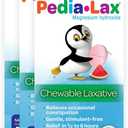 Pedia-Lax Childrens Chewable Laxatives for Constipation, Gently Relieves Occasional Constipation for Kids Ages 2-11, Watermelon Flavor, 30 Count, Pack of 3
