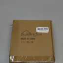 Farmhouse Beaded Wood Pedestal Tray Decor, 7.6 Round Vintage Display Stand, Decorative Accent Display Riser for Farmhouse Kitchen, Bathroom (Natural)