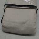 100% Blackout Shield Linen Blackout Curtains for Bedroom 84 Inches Long, Back Tab/Rod Pocket Living Room Drapes, Thermal Insulated Blackout Curtains 2 Panels Set, 50" W x 84" L, Cream