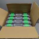 Tool Box with Transparent Lid, Double Side 34-Compartments Organizer Box with Removable Dividers for Hardware, Screws, Bolts, Nails, Beads, Jewelry and Fishing Accessories, Green, 4 Pack