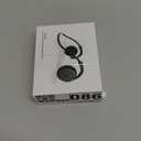 Small Bluetooth Headphones Wrap Around Head - Sports Wireless Headset with Built in Microphone and Crystal-Clear Sound, Foldable and Carried in The Purse, and 12-Hour Battery Life, Black