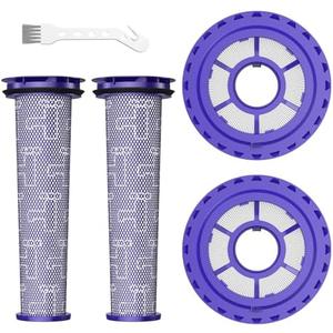 Filters Replacement for Dyson DC41 DC65 DC66 UP13 UP20 UP30 Animal, Multi Floor and Ball Vacuum Ball Animal 2 Ball Animal 3, 1 Pack Post Filters & 2 Pack Pre Filter Replacement Parts
