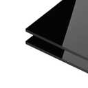 KAITELA 12" x 16" Opaque Black Cast Acrylic Sheet 1/4" Thick (6mm), 2 Pack