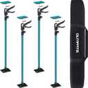 Adjustable Support Pole, Cabinet Jacks for Installing Cabinets, Telescoping Support Poles Range from 45.2'' to 114.2'' Third Hand Tool for Installation, 132 LB Capacity, 4 Packs, 45-7/10~114-1/5 4PCS