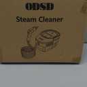 ODSD Steam Cleaner for Home & Car, 3-Level Adjustable Steamer for Cleaning, 15s Heat-Up & 1.6L Large Tank, Handheld Steam Cleaner for Car Detailing, Home, Tile, Grout,Furniture with 15pcs Accessories (Black)