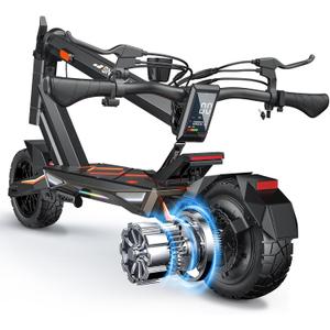 Electric Scooter for Adults 8000W/1000W Dual Motor/Single Motor Up to 55MPH/30 MPH 75/40Miles Long Range Electric Scooter 13"/10" All Terrain Tires Off-Road E-Scooter for Adults Foldable