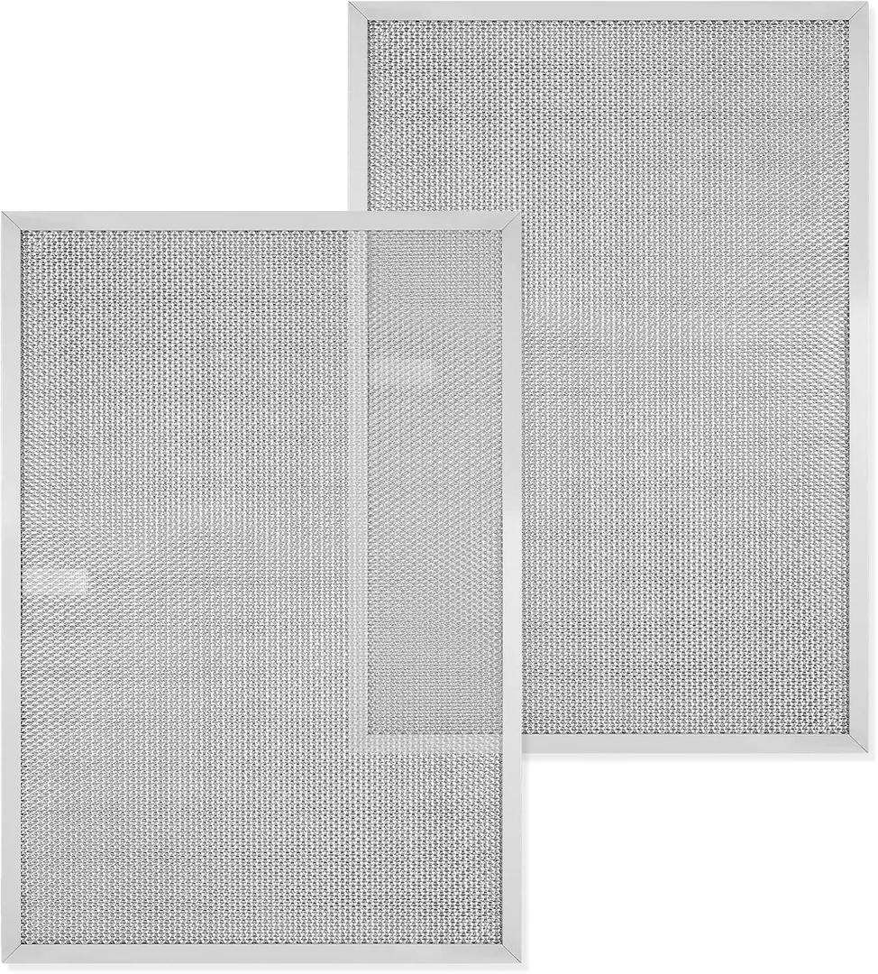 BPS1FA36 Aluminum Range Hood Filter 17-1/4"X 11-3/4"X 3/8" for Broan Nutone Allure QS1 36" and 36" WS1 WS2 Range Hood Filter Replacement 5 Layers, 2 Pack