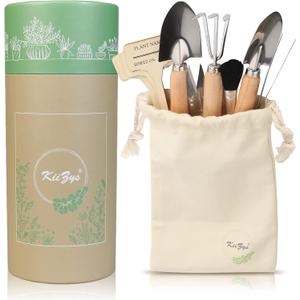 Indoor Garden Tools for Gardening - KiiZYS 12-Piece Small Garden Tools Set - Indoor Gardening Gifts for Women - Mini Hand Tools House Plant Tool
