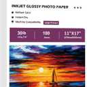 Koala Glossy Thin Inkjet Paper 11X17 Inches 100 Sheets 30LB Printer Paper Compatible with Inkjet Printer Use DYE INK 115gsm