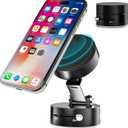 DARKSY Adjustable Vacuum Magnetic Suction Phone Holder, Foldable Cell Phone Stand with Double-Sided Adsorption for Car/Gym/Mirror/Smooth Surface (G712)