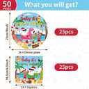 2 x Summer Christmas Baby Shower Decorations - 50Pcs Christmas in Summer Plates and Napkins Set Tropical Hawaiian Xmas Party Supplies for Beach Pool Picnic, Serves 25