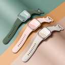 Knossen 20 Pack Compatible with Apple Watch Bands 45mm 44mm for Women Men, Waterproof Silicone Sport Band Straps for iWatch Bands Series 1110 9 8 7 6 5 4 3 SE Ultra/Ultra 2/Ultra 3