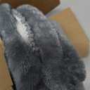 Electric Heated Blanket  50"x60" Flannel Sherpa Electric Throw with 10 Heat Levels and 9 Timer Settings, Auto Shut Off  Cozy Warm Dual-Sided Blanket for Bed, Office, Sofa (Gray)