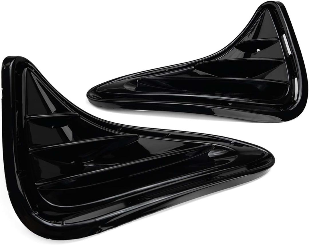 BXZ Front Bumper Insert Pair Fog Light Lamp Opening Cover Pair For 2017 2018 2019 Corolla LE CE XLE L