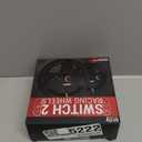 Orzly Steering Wheels  Compatible with Switch 2 (2025 Console)  Twin Pack Racing Wheel Accessories for Joy-Con Controllers and MarioKart Racing Games (2 Black Wheels) Gift Boxed