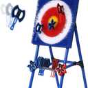 Stiatu Axe Throwing Bristle Target with 8 Throwing Axes Set,Axe Throwing Game for Backyard, Indoor &Outdoor,Yard Games,Carnival Games