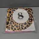 Trendy Pink Leopard Lucky 8 Ball Pillow Covers 18x18, Cheetah Leopard Print Room Decor, Funky Girly Cheetah Print Decorative Throw Pillow Covers for Girls Bedroom Dorm Home, Set of 2 (Colour 01)