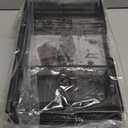 OPNICE Desk Organizer and Accessories, 2-Tier Computer Monitor Stand Riser with Drawer and 2 Pen Holders, Laptop Stand, Office Desk Accessories for Office Supplies, Black (Black 1-Pack)