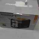 Toastmaster 2-Slice Toaster - Black with Stainless Steel - Kitchen Essential for Sandwich Bread & Breakfast Toast - Toaster with Wide Slots, High Rise Toast Lift & Cool-Touch Exterior