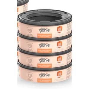 Diaper Genie Bags Refills 270 (Pack of 5) Clean Laundry Scent | Diaper Pail Refills with Max Odor Lock | Holds up to 2160 Newborn Diapers