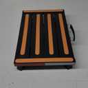 Safety RV Steps, Yagud Height Adjustable Folding Platform Step with 17" X 12" Anti-Slip Surface, Rubber Feet, Handle, Reflective Strips, and T Level, Aluminum RV Step Stool Supports Up to 1000lbs (Black)