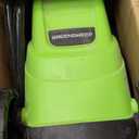 STEELITE 15-Amp Electric Wood Chipper with 1.8" Cutting Diameters, 45L Collection Bag Chipper Shredder, Mulcher with Max 15:1 Reduction, Easy-Cleanup Dual Steel Blades Ideal for Branches, Twigs