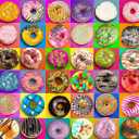 Nattork Jigsaw Puzzles 500 Pieces for Adults, Families (Donuts) Pieces Fit Together Perfectly