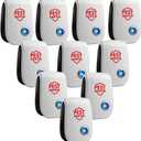 Ultrasonic Pest Control Repeller 10 Pack, Mouse Repellent Indoor for Spider Bug Roach Ant Mosquito Rat Mice Insect Deterrent, Mouse Rodent Repellent Ultrasonic Plug in