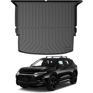 Mixsuper Cargo Liner for Chevrolet Blazer 2019-2024 2025 2026, Trunk Mat for Chevy Blazer Accessories All Weather Cargo Mat Rear Trunk Liner Black