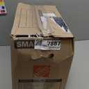 Litter Genie Standard Pail (Silver) | Cat Litter Box Waste Disposal System for Odor Control | Includes 1 Square Refill Bag