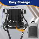 Patient Lift Transfer Belt for Wheelchair to Car/Bed, Emergency Evacuation Chair Stair Lift Assist pad, Portable Home Slide Board Sling Seat Cushion for Transferring Elderly and Disabled People.