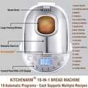 KITCHENARM 19-in-1 HANDY Bread Machine with Homemade Cycle and Gluten Free Setting - Beginner Friendly 2LB 1.5LB 1LB White Bread Maker Machine with Recipes and Delay Timer