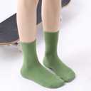 HUGSWEET Thin Soft Cotton Crew Socks for Women Ankle above Bootie Socks Gifts for Women 5-10 Pairs