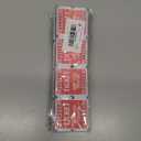 Pack of 4 L LIKED 200 Raffle Tickets, 50/50 Double Roll Tickets for Event, Raffles, Carnival, Door Prizes and Class Reward (Red)
