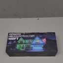 150FT Permanent Outdoor RGB Lights - Waterproof Smart LED Eaves Lights with App/Remote Control, Music Sync & DIY Scenes, Perfect for Christmas, Halloween, Parties & Daily Decor, Ideal for House Roof