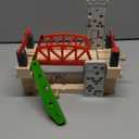 SainSmart Jr. Wooden Train Set Accessories, Moveable Lifting Bridge Set with Track for Kids Compatible with Thomas, Brio, Chuggington, Melissa and Doug