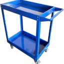 Heavy Duty Service Utility Cart,2 Shelf Steel, 800-Pound Capacity, 35.6 x 18.1x38-Inch