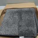 PURRUGS Dirt Trapping Door Mat 34" x 59", Non-Slip Machine Washable Entryway Rug, Dog Doormat, Indoor Front Door Mat, Super Absorbent Entry Rug for Muddy Shoes & Paws, Light Grey-Dark Grey