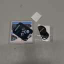 imluckies Camera Lens Protector for iPhone 17 Pro/ iPhone 17 Pro Max/ iPhone 16 Pro/ iPhone 16 Pro Max, AR+AF Tempered Glass & 9H Hardness Shatterproof, HD Clear Metal Sparkle Lens Cover with Installation Tray 2025, Bling Black