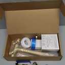 1"x 11"Well Pressure Tank Tee Kit with 40/60psi Pressure Switch,Brass Pressure Tank Installation Kit for Water Well, Fit Most pressure tanks with diameters up to 16 Inch