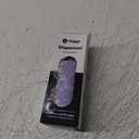 DIGGS Dog Poop Bag Dispenser for Leash - Premium Dog Waste Bag Holder with Easy One-Hand Dispensing (Lilac)