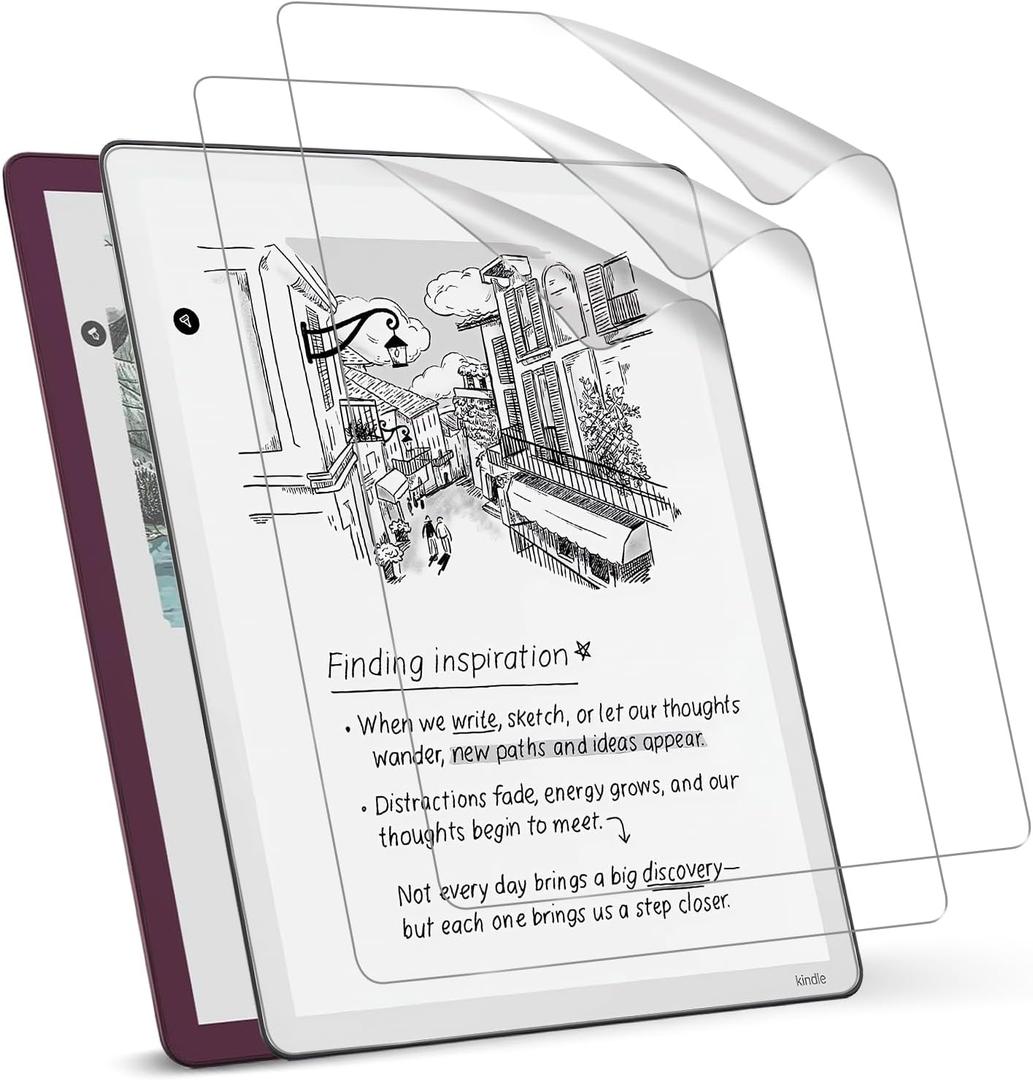 CoBak 3 Pack Anti-Glare Matte Screen Protector for 11" Kindle Scribe 3rd Generation 2025, Kindle Scribe Colorsoft - High Clarity, Fingerprint Resistant, Anti-Bubble PET Film